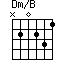 Dm/B