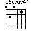 G6(sus4)
